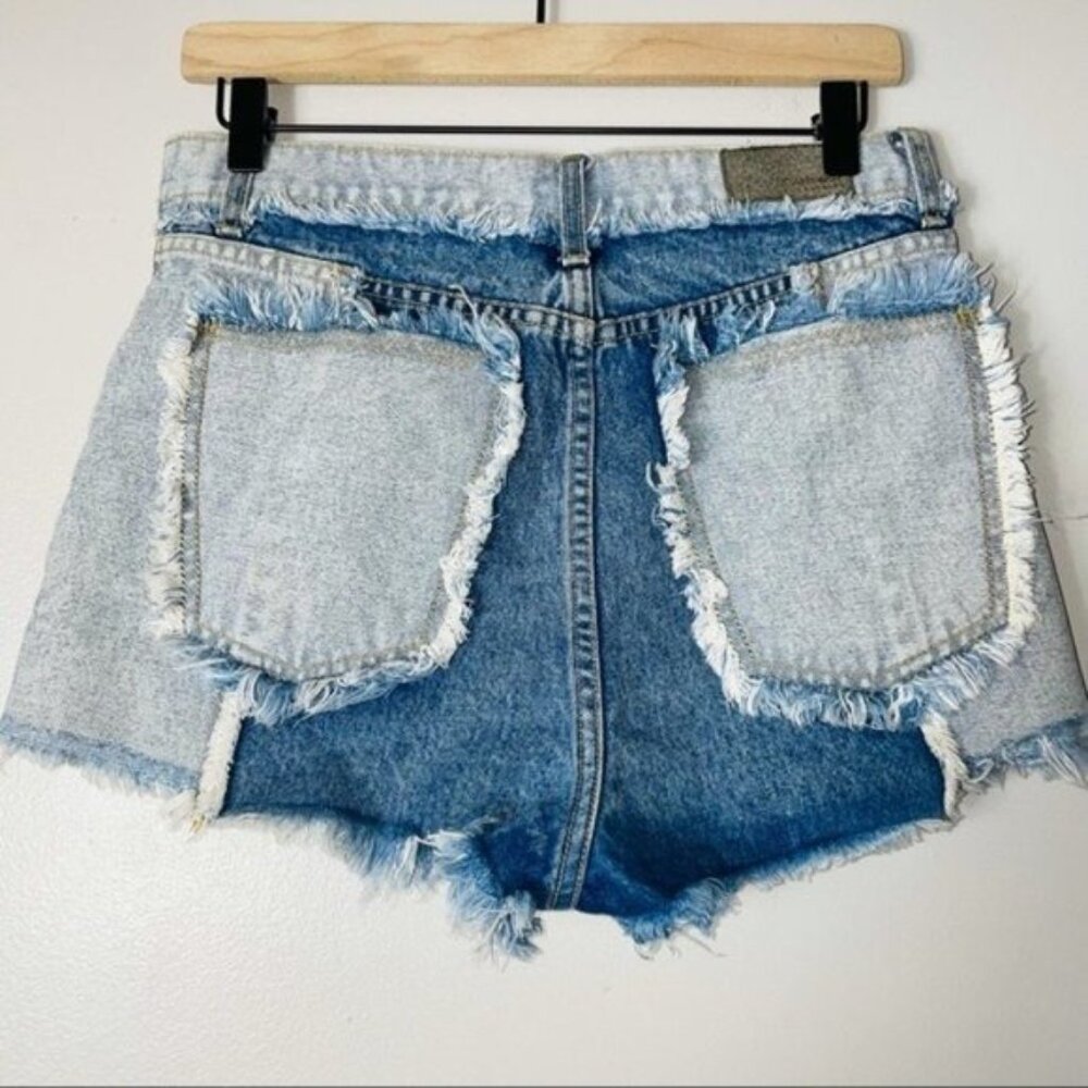 Carmar Color Block Button Fly High Rise Shorts - Picture 7 of 8